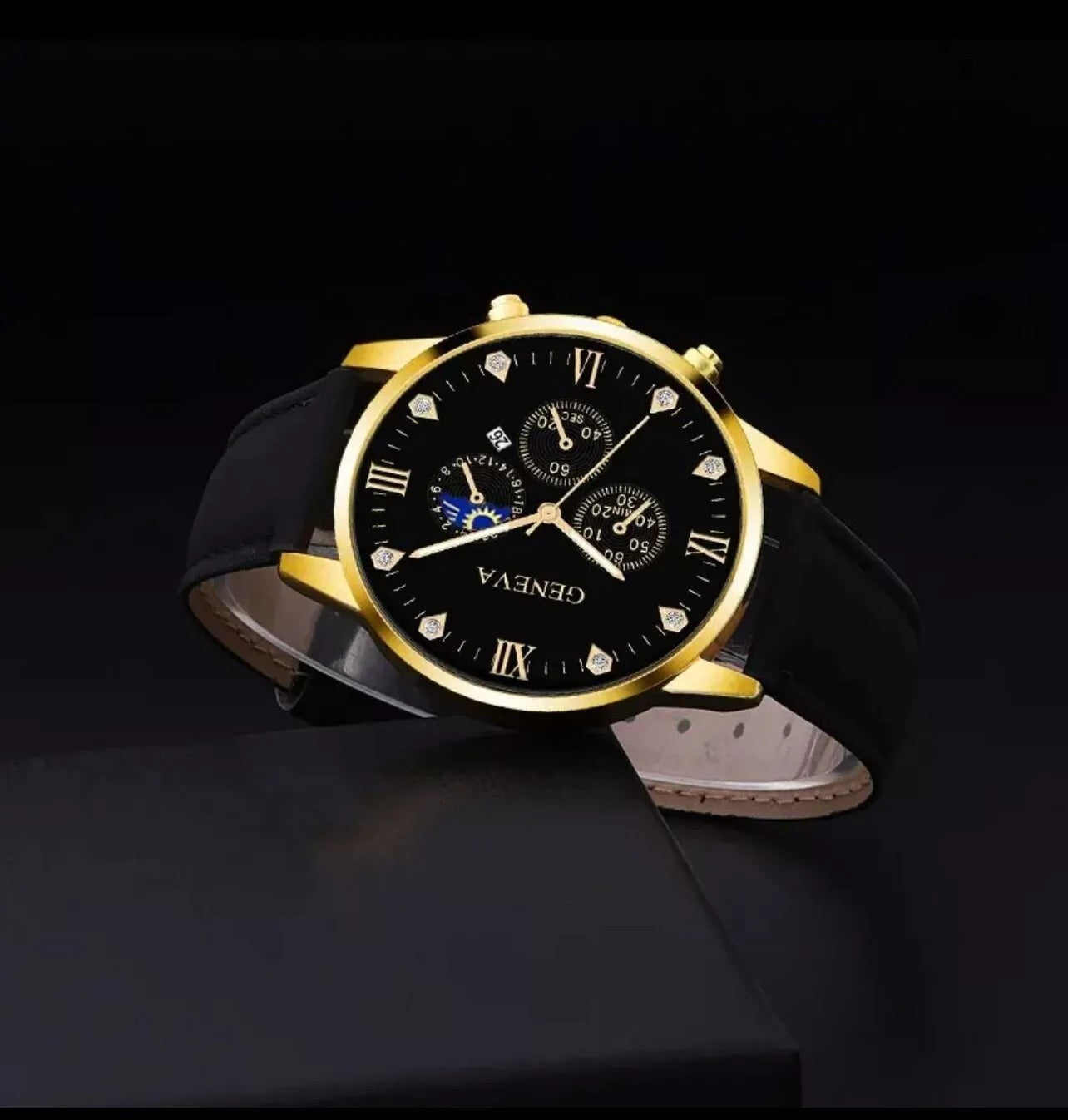 Regal Timepiece: Fashion Belt Quartz Watch With Lion Bracelet