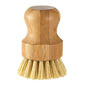 Bamboo Wooden Pots Dishes Sinks Stoves Cleaning Brushes Kitchen Round Handles Convenient Tools