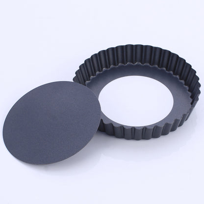 Non-stick carbon steel round pizza pan