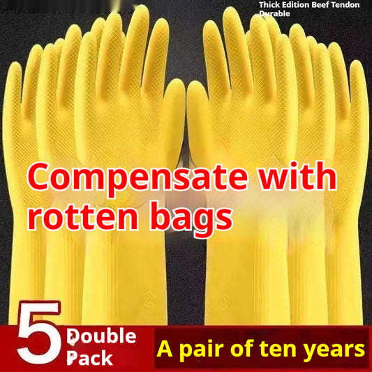 Dishwashing Gloves Thickened Rubber Latex Labor Gloves