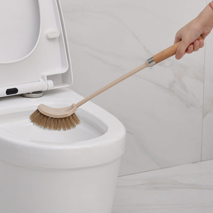 Wooden Household Handle Toilet Brush Cleaning Tools Bathroom Cleaning Brush Kitchen Floor Cleaner Brushes