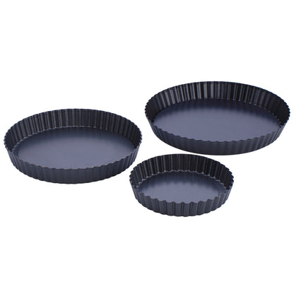 Non-stick carbon steel round pizza pan