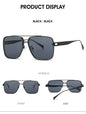 Men's Casual Fashion Metal Frame Sun Glasses