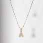 Diamond Crystal Candy 26-letter Double-layer Necklace