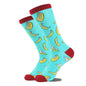 Fashion Volcano Astronaut Beer Multi-pattern Cotton Socks