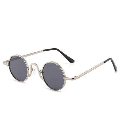 Retro Hip Hop Sunglasses Small Frame Round